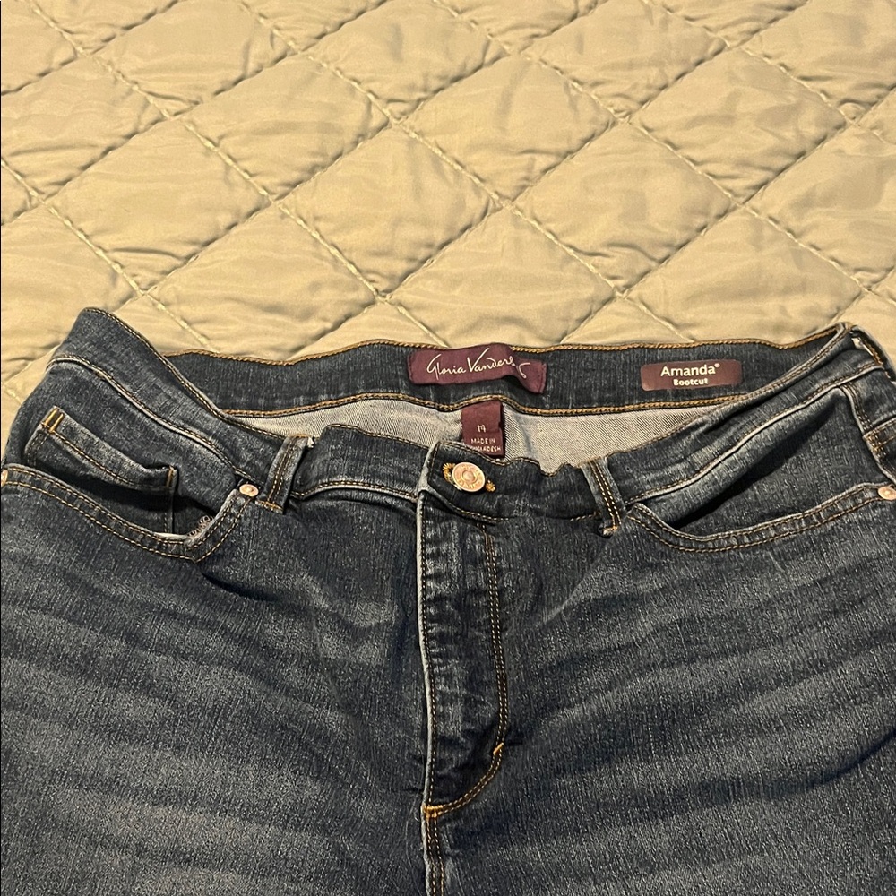 Gloria Vanderbilt Women's Jeans - Dark Blue